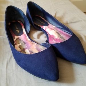 Madden Girl Navy Flats